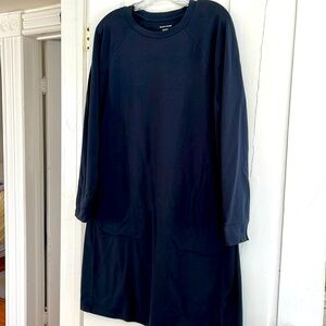 Eileen Fisher Knit Crewneck Dress Size Large